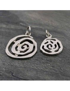 Colgante Espiral plata