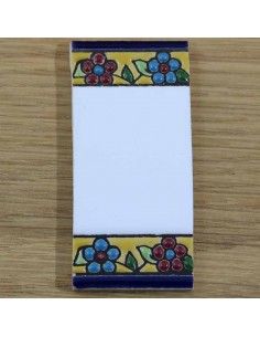 Azulejo cerámica blanco